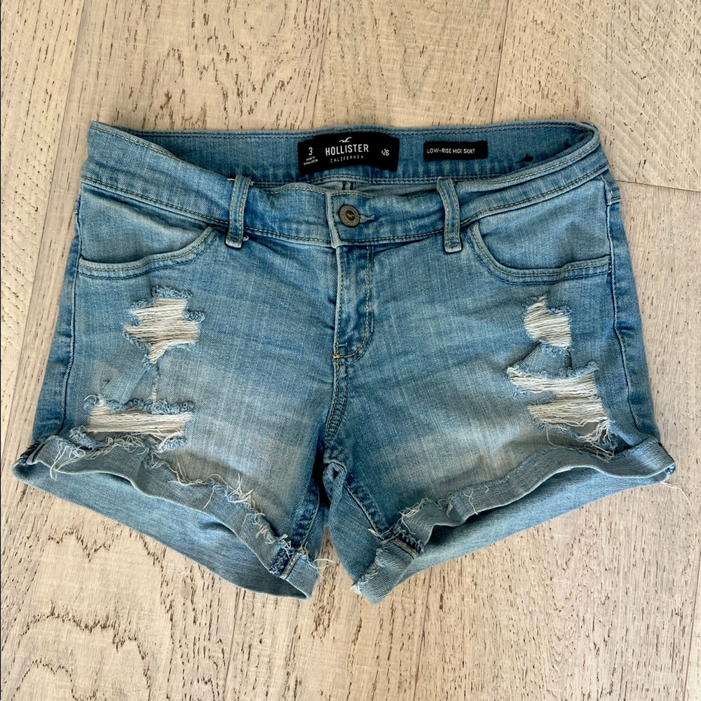 Hollister Jean Shorts Size 3 w26
